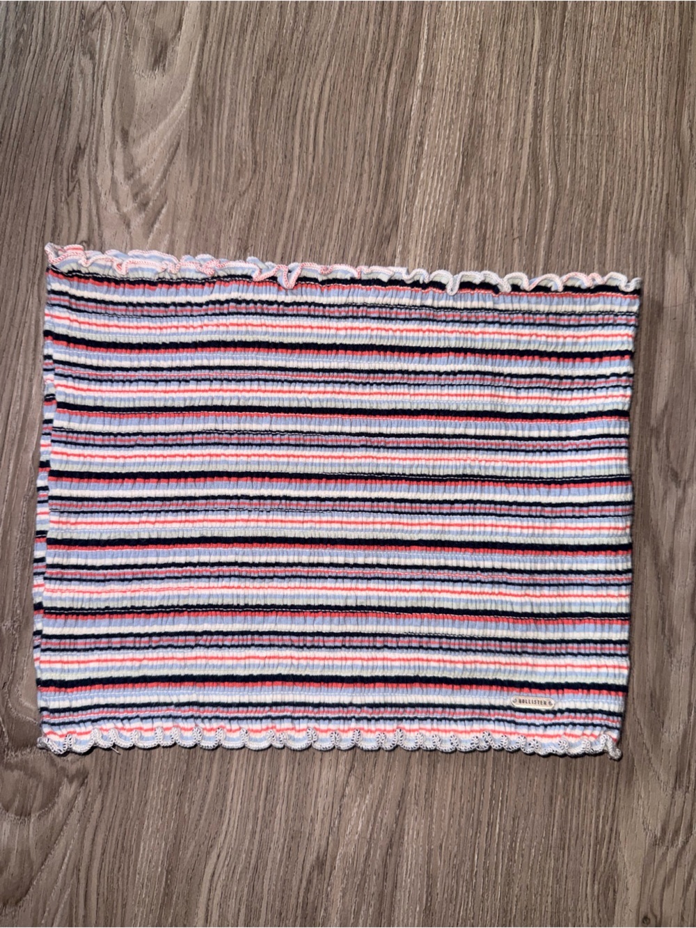 Hollister Striped Blue, White & Red Top